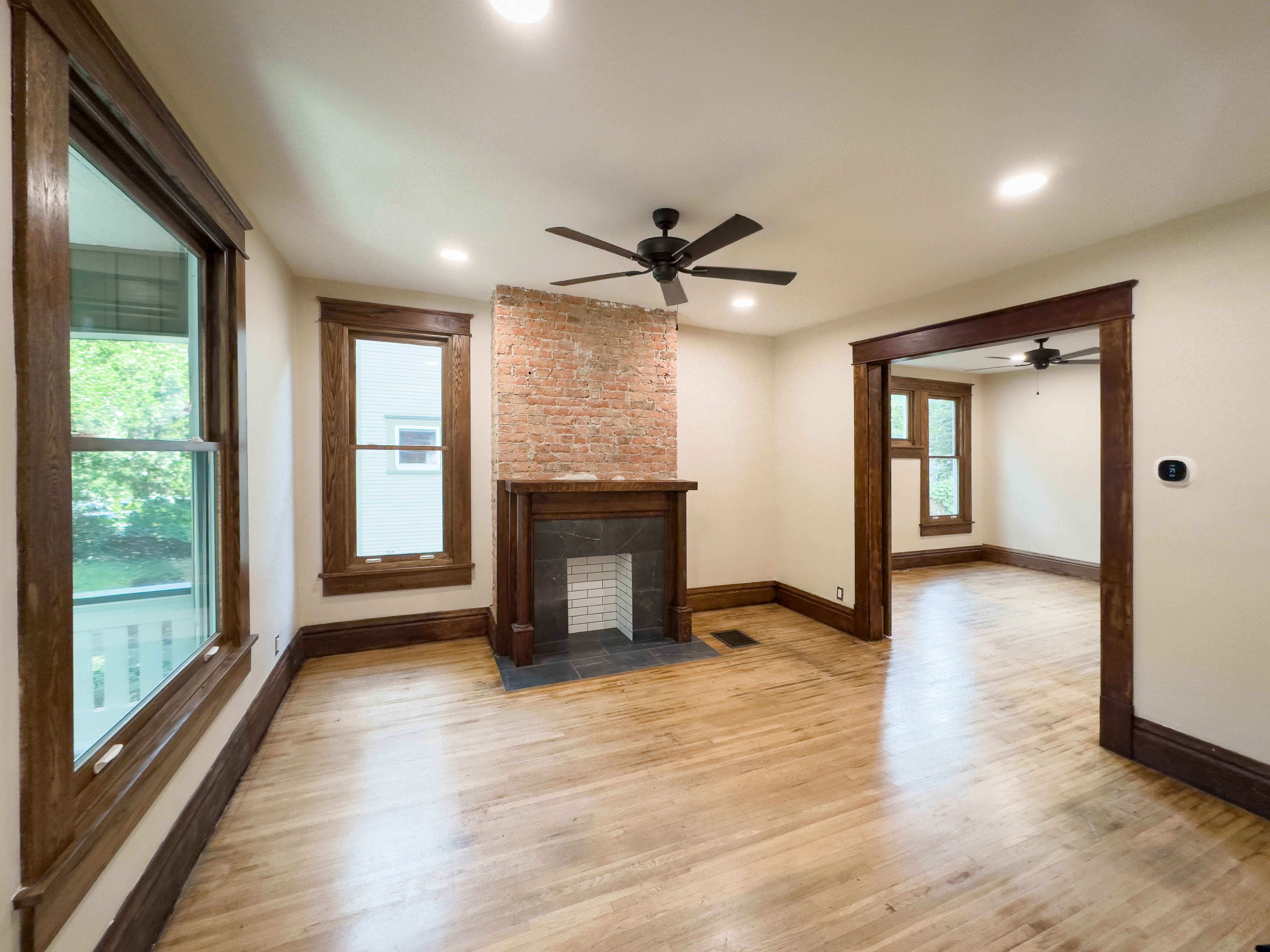 Living room after renovation