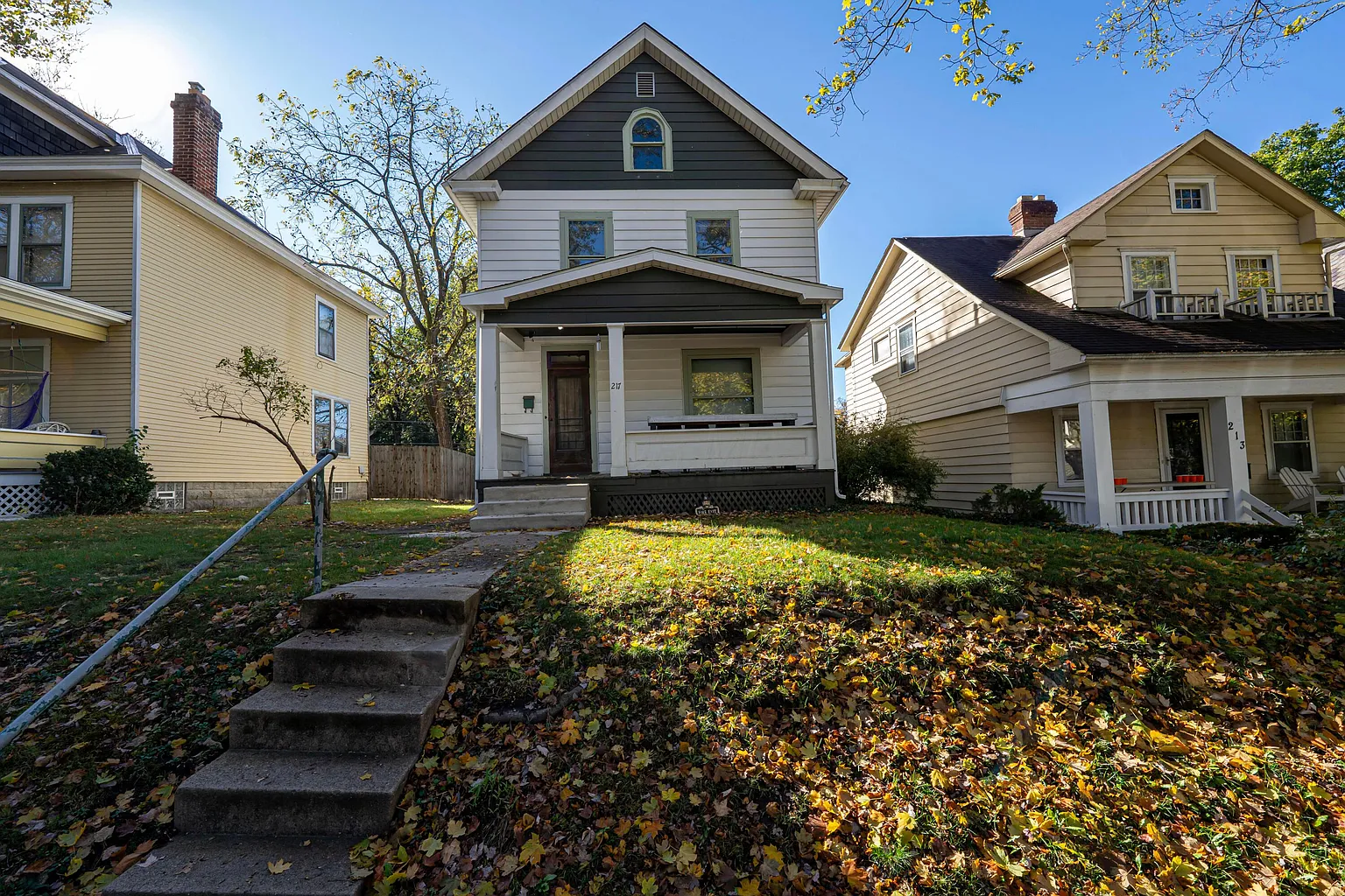 217 E Oakland Ave - Front Exterior and Porch